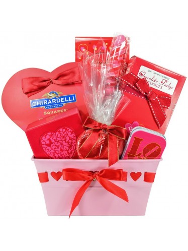 Happy Valentine's Day Gift Basket