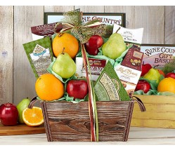  Fruit and Favorites Gift Basket