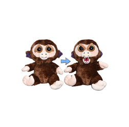 Feisty Pets Grandmaster Funk Adorable Plush Stuffed Monkey that Turns Feisty with a Squeeze 