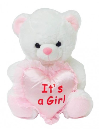 9'' ITS A GIRL – Pink Bear