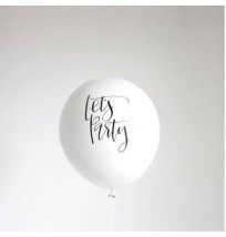CALLIGRAPHY LET "S PARTY BALLOONS