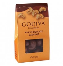 Godiva Milk Chocolate Cashews 10/57g/2oz