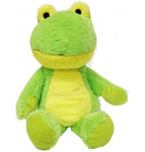 15'' STUFFED FROG WITH EMBROIDERY EYES
