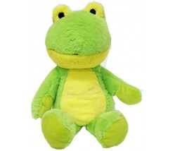 15" Stuffed Frog With Embroidery Eyes