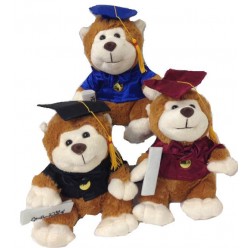 Graduation Monkey Teddy Bear – 10" Grad