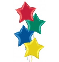 4 Star Balloon Bouquet