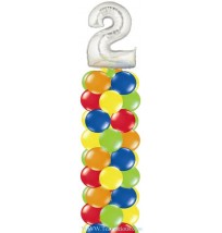 Balloon Column Number Top